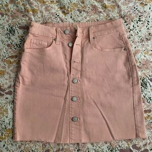Old Navy size 0  Button-Front Denim Skirt